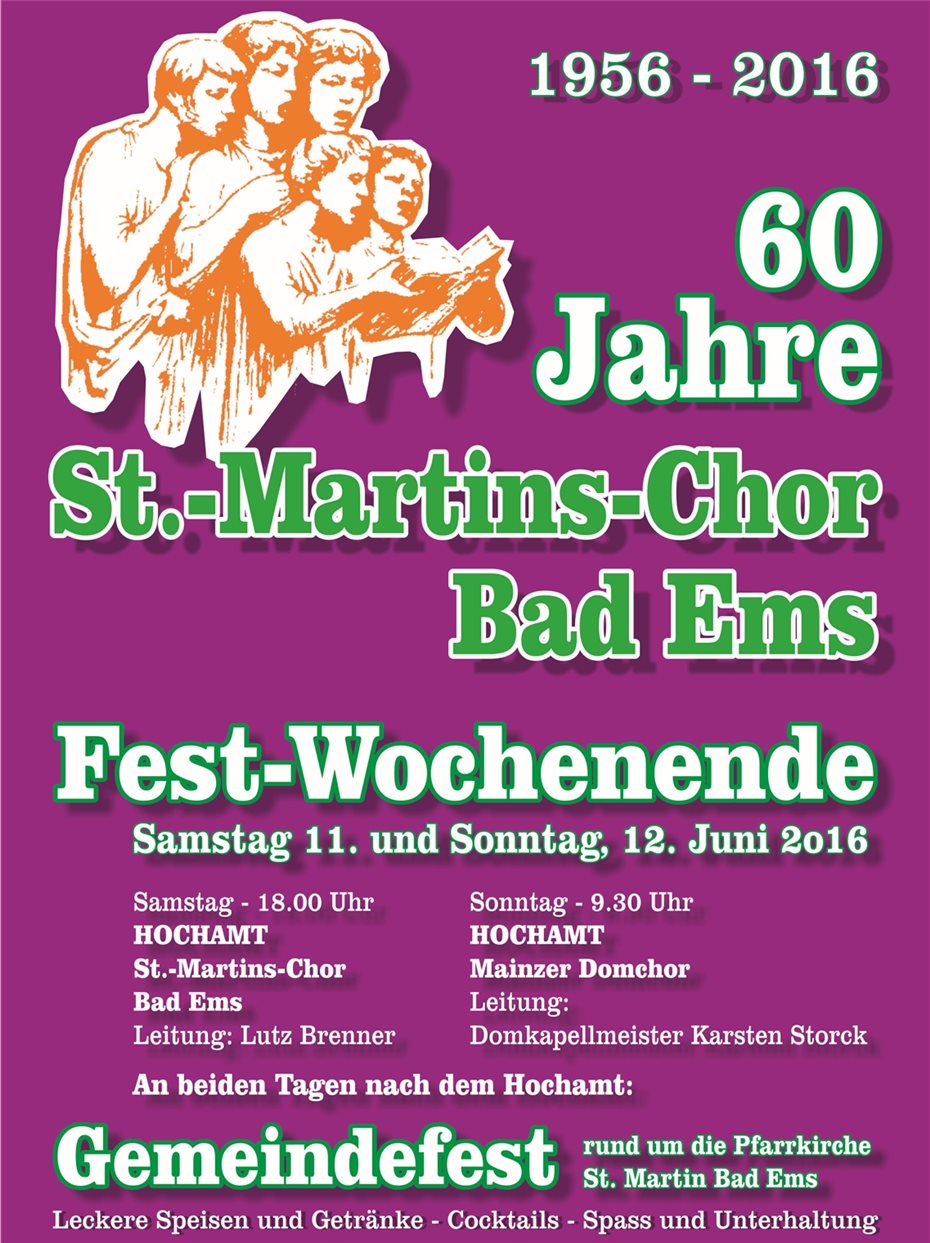 60 Jahre St. Martins-Chor Bad Ems