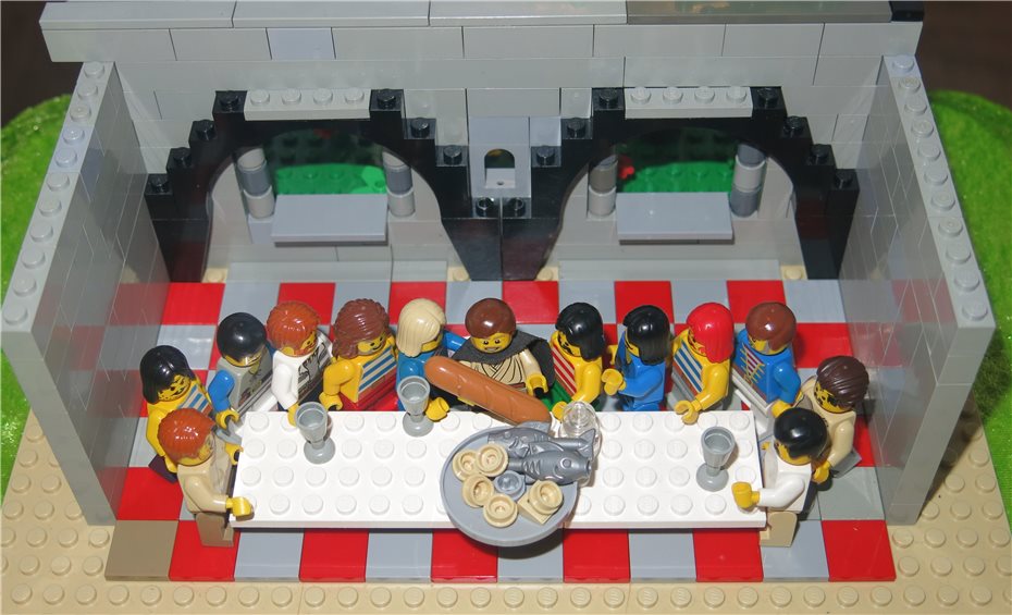 Biblische Szenen aus dem Alten und
Neuen Testament mit Lego nachgebaut