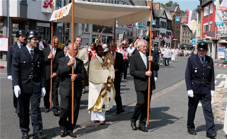 Drei Pfarreien feierten
gemeinsam das Fronleichnamsfest