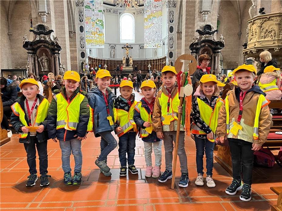 Kinder aus Kruft erleben Trierer Bistumsfest