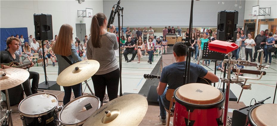 Erstes Musikfestival zeigte das
musikalische Potenzial der Schule