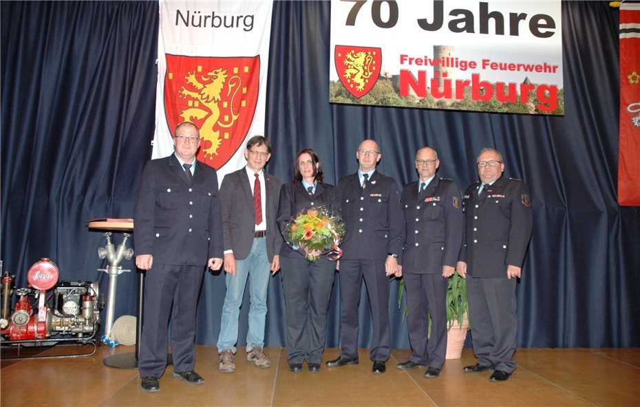 Melanie Ullrich führt die
Freiwillige Feuerwehr Antweiler