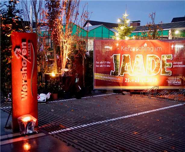 „Kerzesching im Jaade“ ein voller Erfolg Alles war weihnachtlich geschmückt.