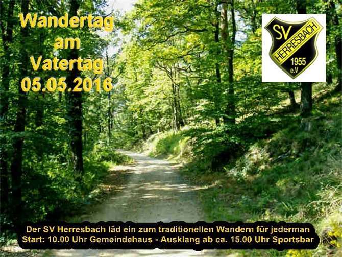 Wandertag am Vatertag Wandertag am Vatertag