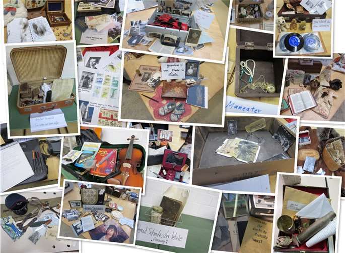 Fiktion real erscheinen lassen Collage der von den Schülern kreierten Installationen. BBS