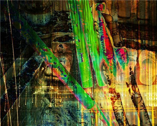 Drei kulturelle Paukenschläge „Der Chinese“ - Digitale Fotokunst von Sabine A. Hartert.Privat