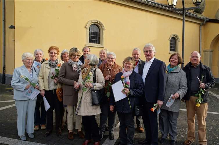 Anekdoten aus früheren Zeiten Die Jubilare hatten sich viel zu erzählen.privat