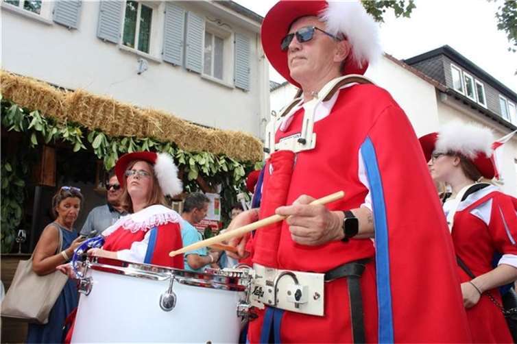 Ein mittelalterliches Spektakel Die Musik sorgt für eine Zeitreise ins Mittelalter.