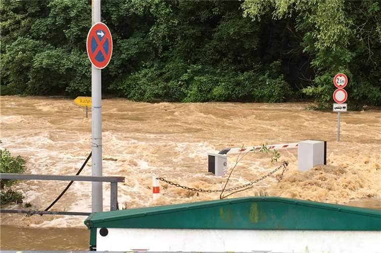 Altenahr fast gänzlich überschwemmt Foto: privat
