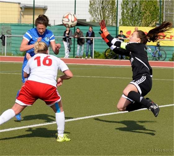 Der große Traum ist im Halbfinale geplatzt Jana Theisen hielt, was zu halten war.Norbert J. Becker