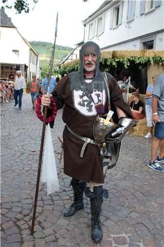 Ein mittelalterliches Spektakel Tapfere Rittersleut werden auch dieses Jahr zum Weinfest erwartet.