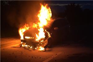 Auto in Brand geraten