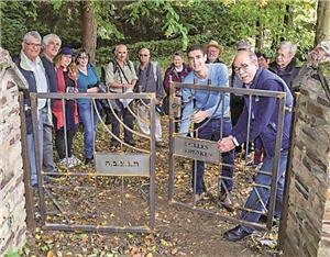 Neues Tor zum jüdischen Friedhof