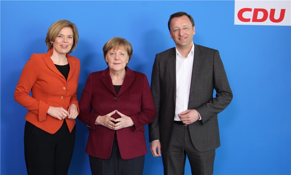 Merkel und Oster
am Deutschen Eck