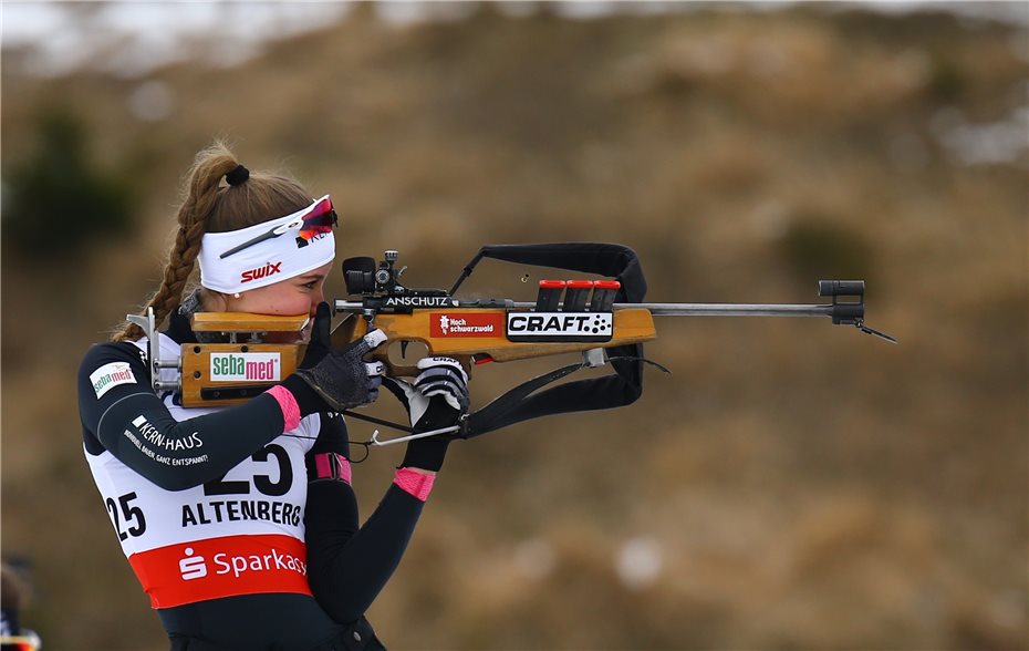 Gutes Schießergebnis für Biathlon-
Nachwuchs Gina Puderbach