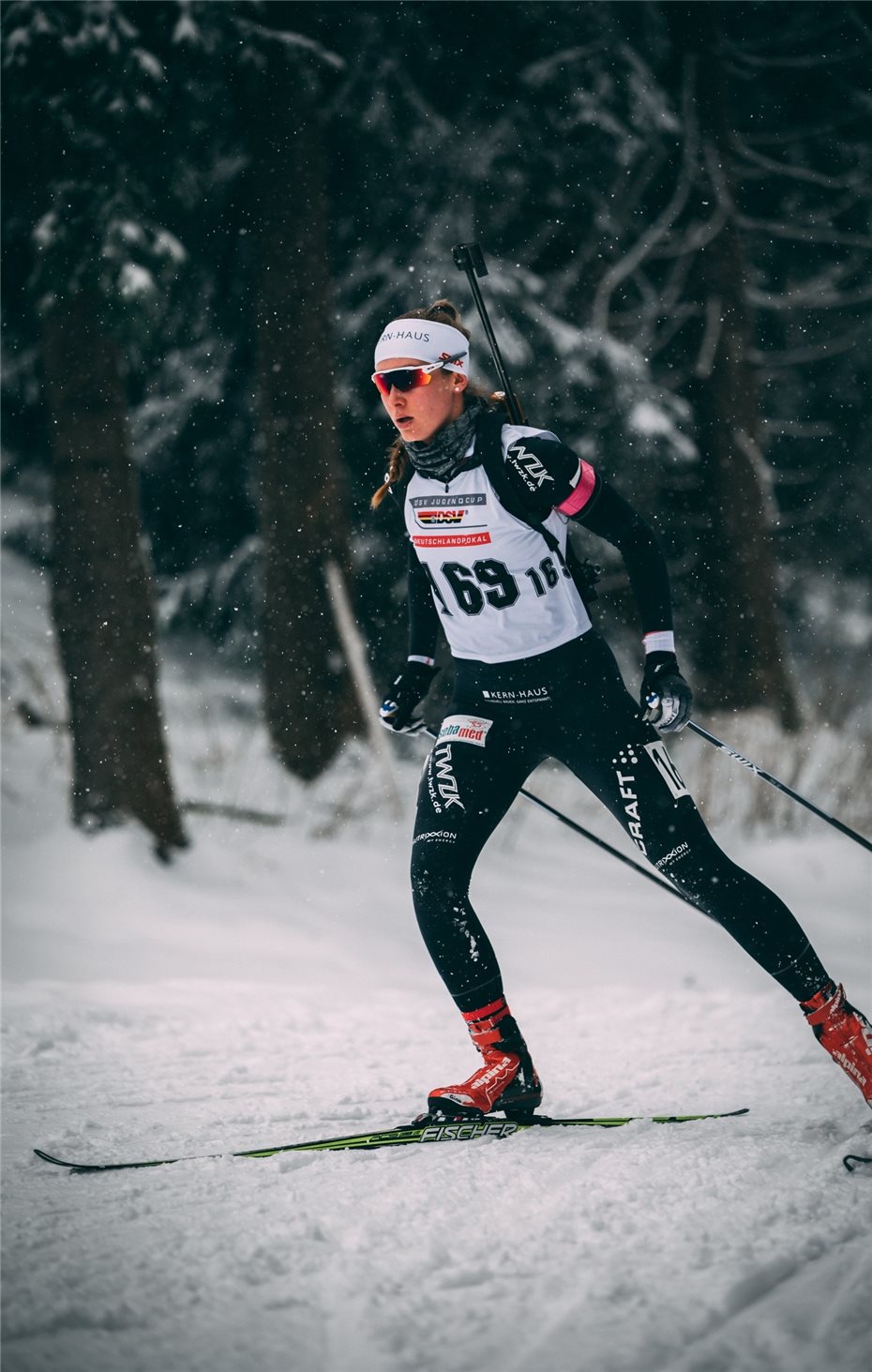 Gutes Schießergebnis für Biathlon-
Nachwuchs Gina Puderbach