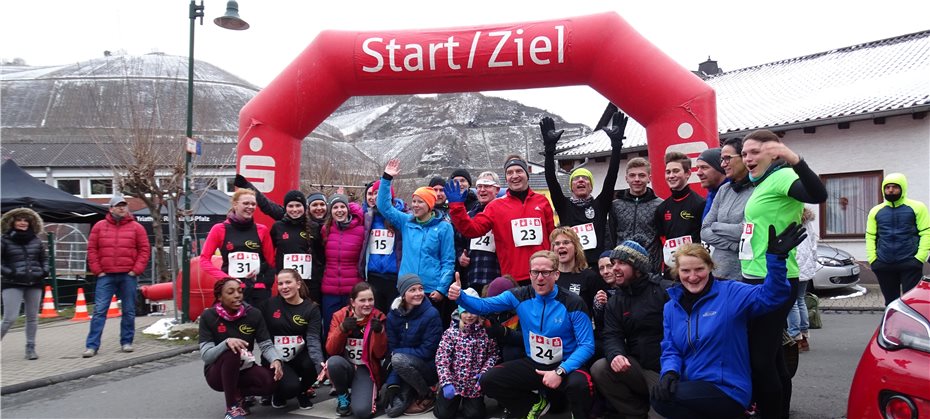 TuS Ahrweiler Athleten
trotzen Schnee und Eiseskälte