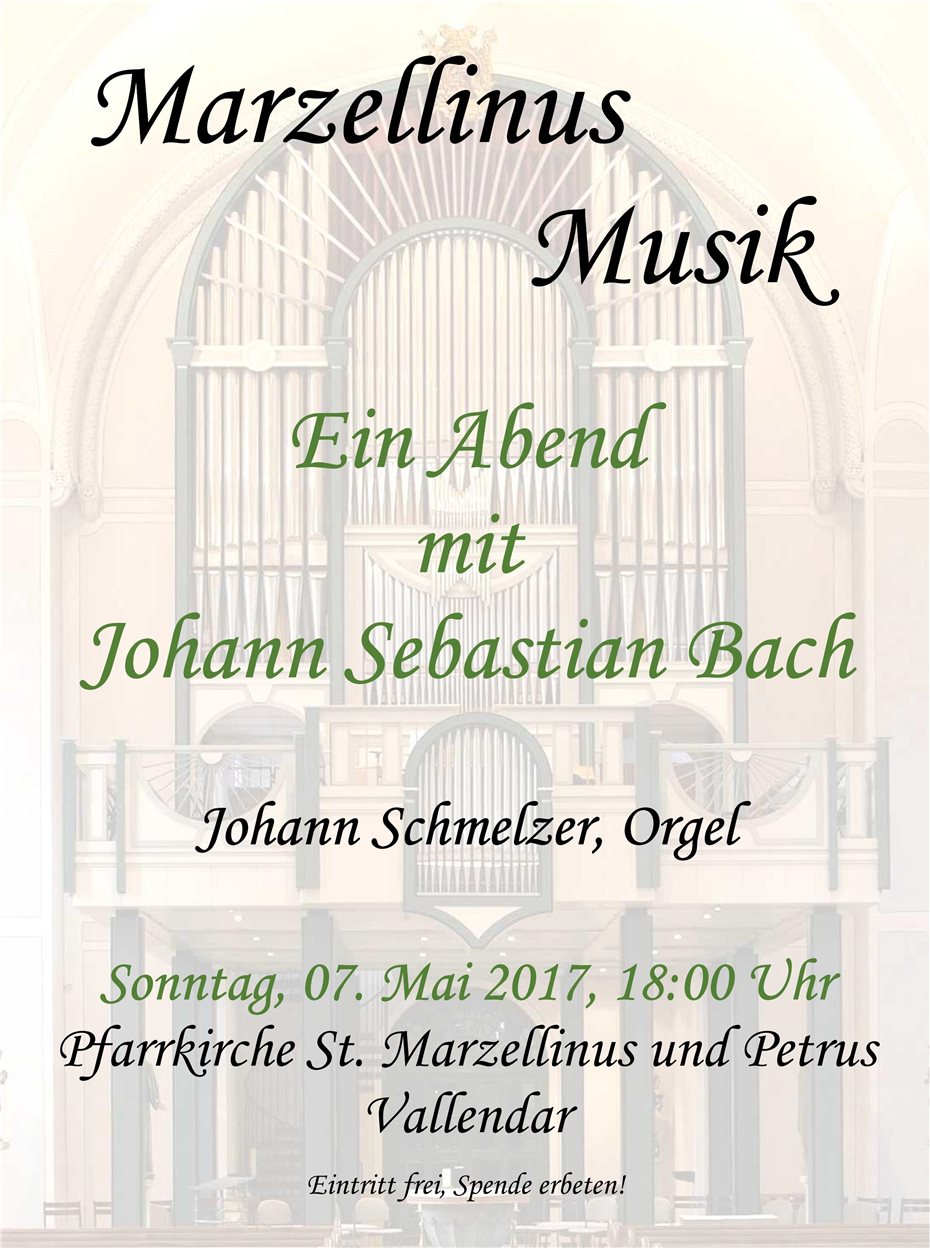 „Ein Abend mit
Johann Sebastian Bach“