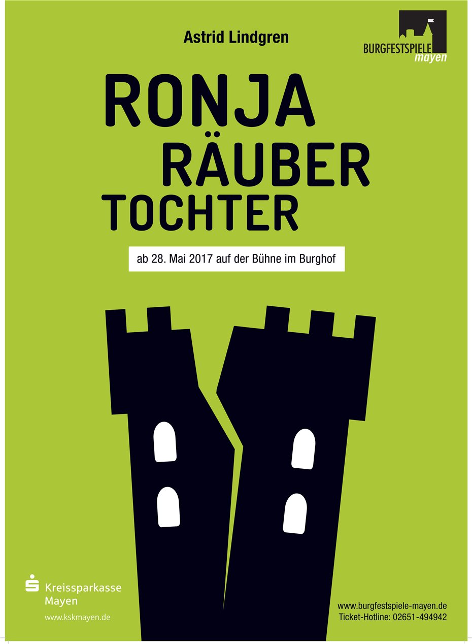 Kindertheaterstück:
„Ronja Räubertochter“