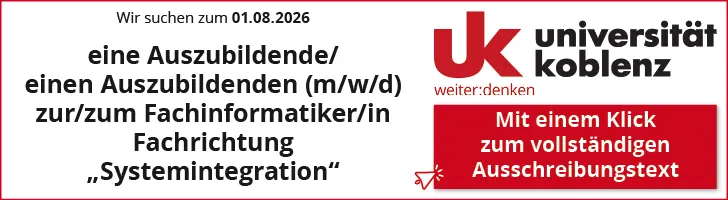 Banner Universität Koblenz Desktop