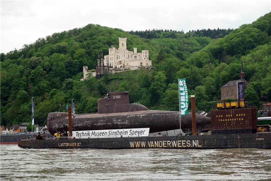 Fotogalerie: U-Boot U17 auf dem Rhein 