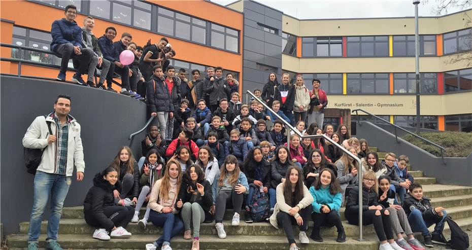 Deutsch-französische
Schülerbegegnung in Andernach