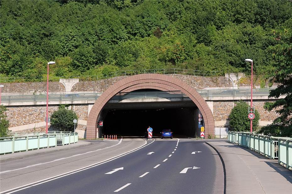 Glockenbergtunnel in Koblenz muss gesperrt werden