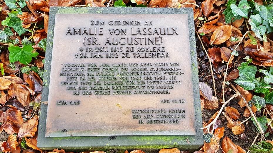 Vor 150 Jahren starb Amalie von Lassaulx