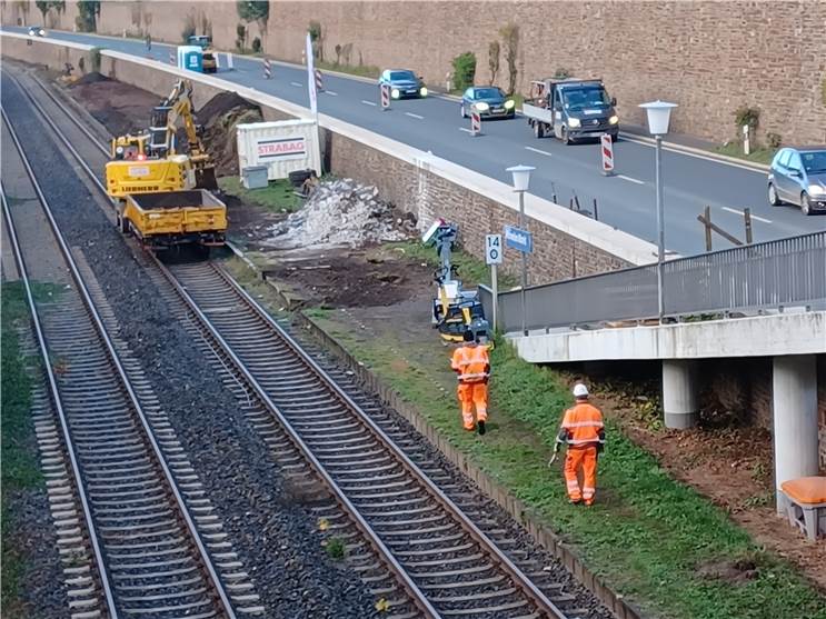 Umbauarbeiten am DB-Haltepunkt Ahrweiler haben begonnen