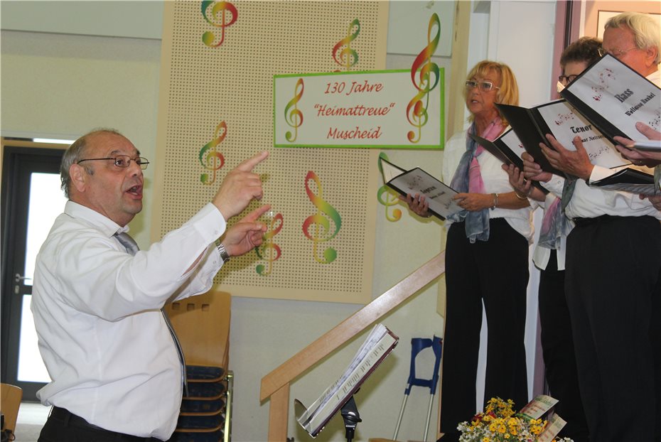 Gesangverein „Heimattreue“ Muscheid kann auf 130 Jahre Bestehen zurückblicken