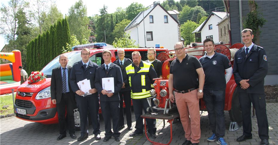 Feuerwehr und Bürgerverein
erwiesen sich als gute Gastgeber