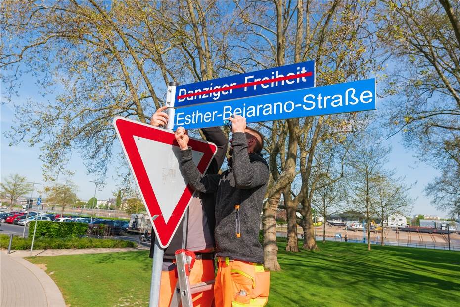 „Danziger Freiheit“ in
„Esther-Bejarano-Straße“ umbenannt
