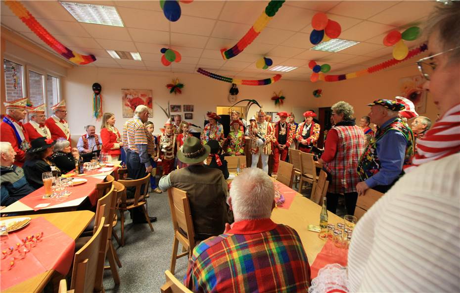 Jecke Senioren feiern Karneval