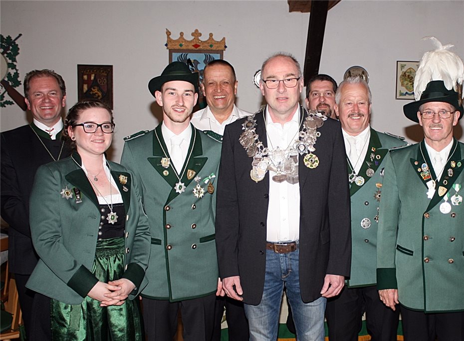 Rainer Nonn ist der neue
König der Hubertus-Schützen