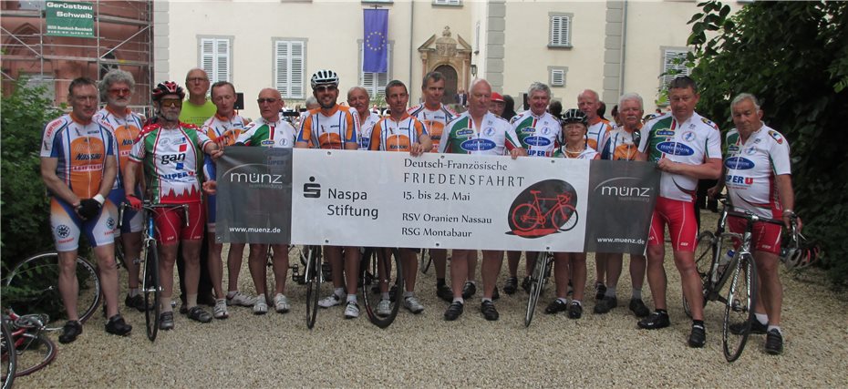 Deutsch-französische
Freundschaft auf dem Rennrad