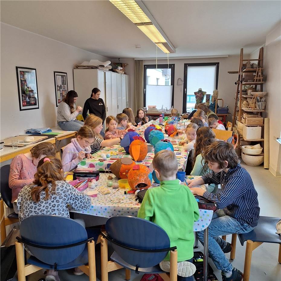 Kinder erlebten bunte und
kreative Woche in den Osterferien
