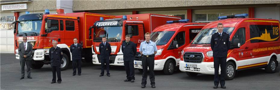 VG-Feuerwehr Montabaur freut sich über vier neue Fahrzeuge