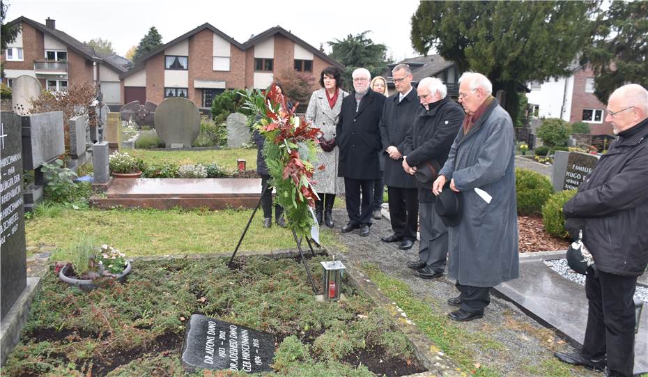 Verstorbene Ehrenbürger der
Stadt Rheinbach wurden geehrt