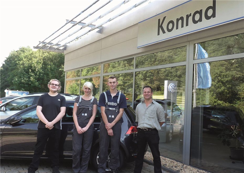 Fahrzeughaus Konrad gibt
dem Nachwuchs eine Chance
