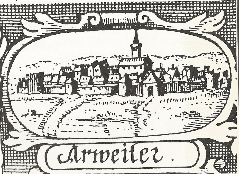 Das älteste Bild von Ahrweiler um 1659