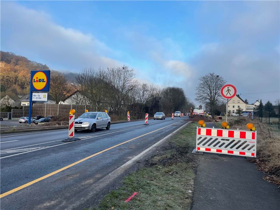 Bad Breisig: Baustelle sorgt für Verkehrschaos