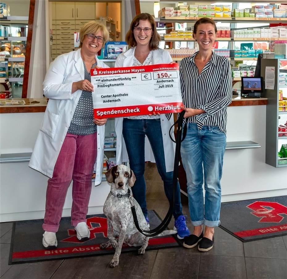 150 Euro für rumänische
Straßenhunde gespendet