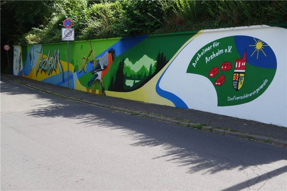 Neues Graffiti-Kunstwerk in Arzheim