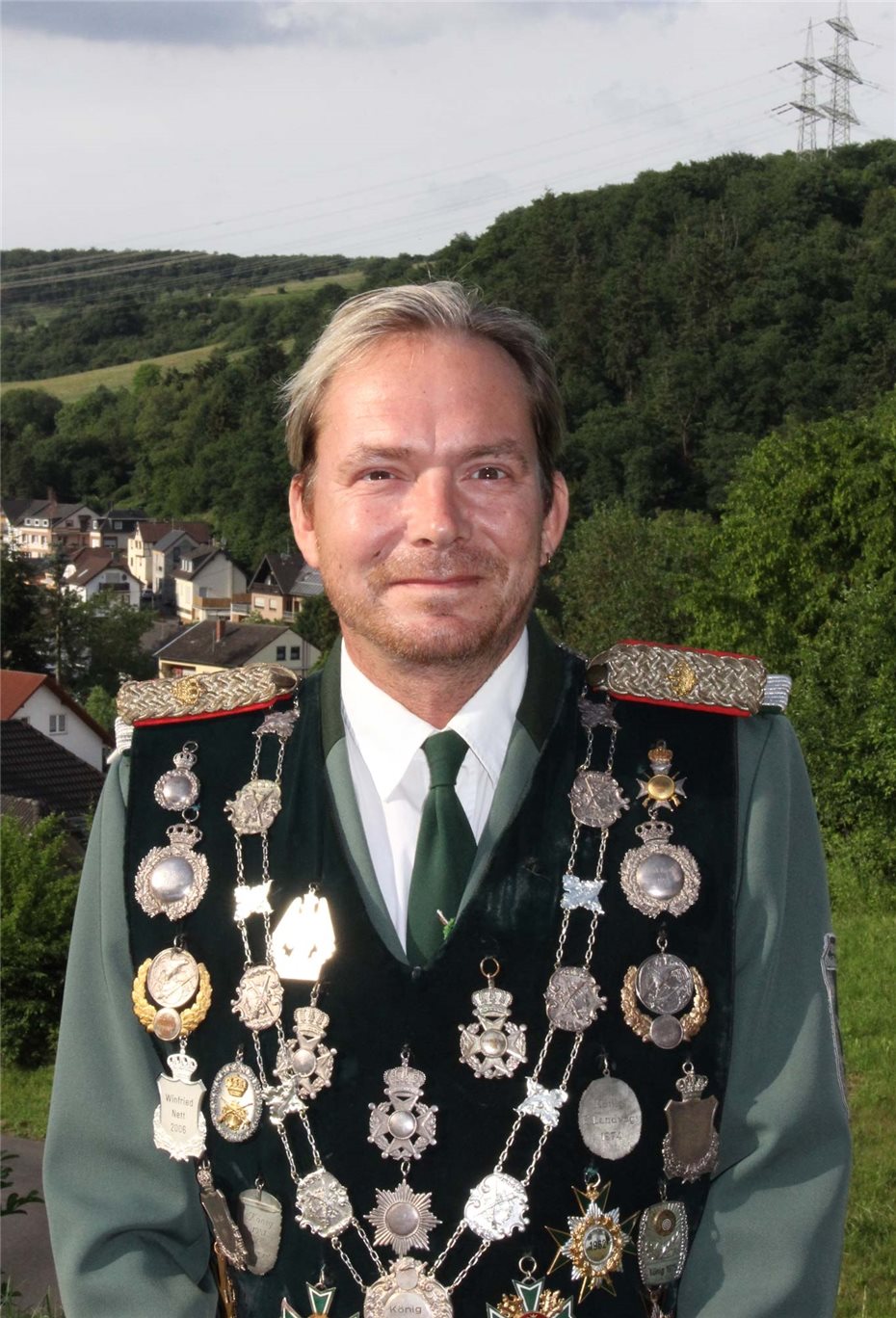 Mario Deutschmann ist neuer
König der St. Hubertus Schützen