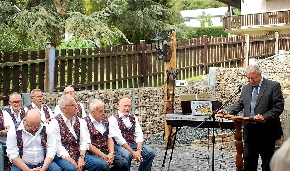 Historische Brunnenstube in
Westum seit Sonntag eingeweiht
