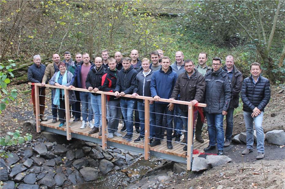 Neue Brücke im
Binnbachtal offiziell eröffnet