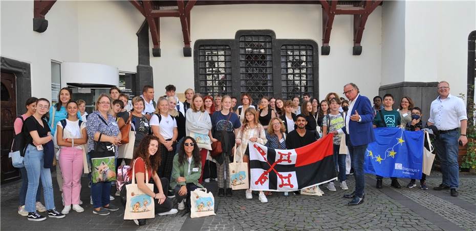 Europäische Schüler
in Andernach zu Gast