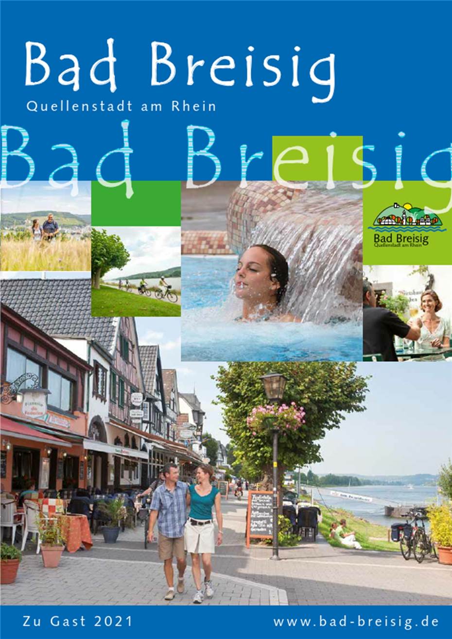 Das Gastgeberverzeichnis
Bad Breisig für das Jahr 2021 ist da