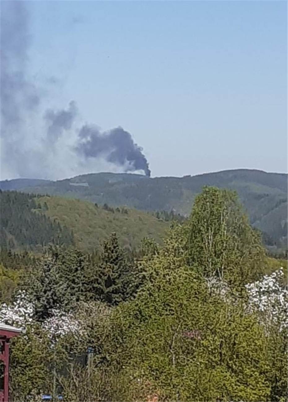 Waldbrand im Ommelbachtal