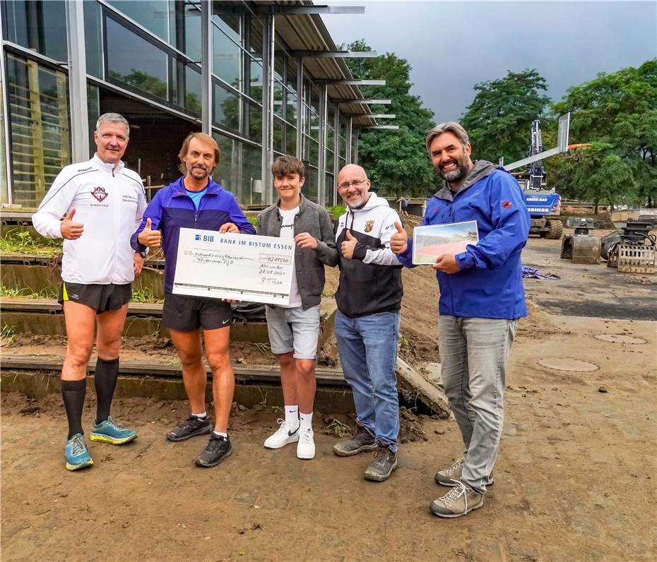 Marathonpater Tobias erläuft 42.195 Euro für Flutbetroffene